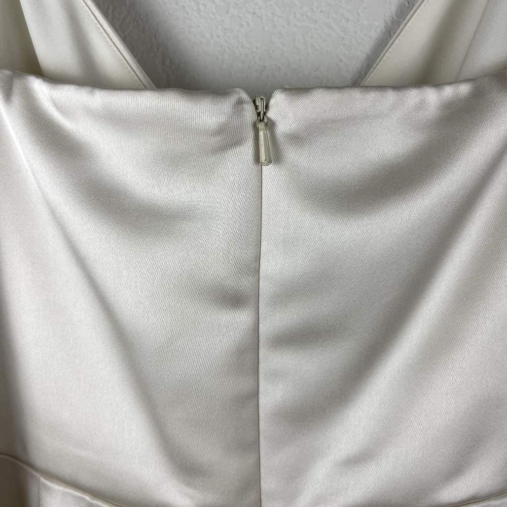 BHLDN Monique Lhuillier Bridesmaids Doutzen Wide Leg Jumpsuit Size 18 Ivory NWT - Picture 12 of 16